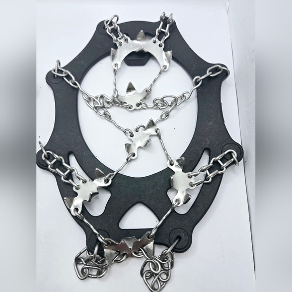 Crampons L+ Stainless Steel Anti Slip Boot Ice Cleats NWOT - Picture 3 of 7